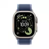 Apple Watch Ultra 3 GPS + Cellular 49mm Natural Titanium puzdro s Blue/Bright Blue Trail Loop - S/M | Apple