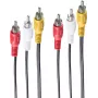 Videokábel adaptér ShiverPeaks BS90024 2m 3xRCA