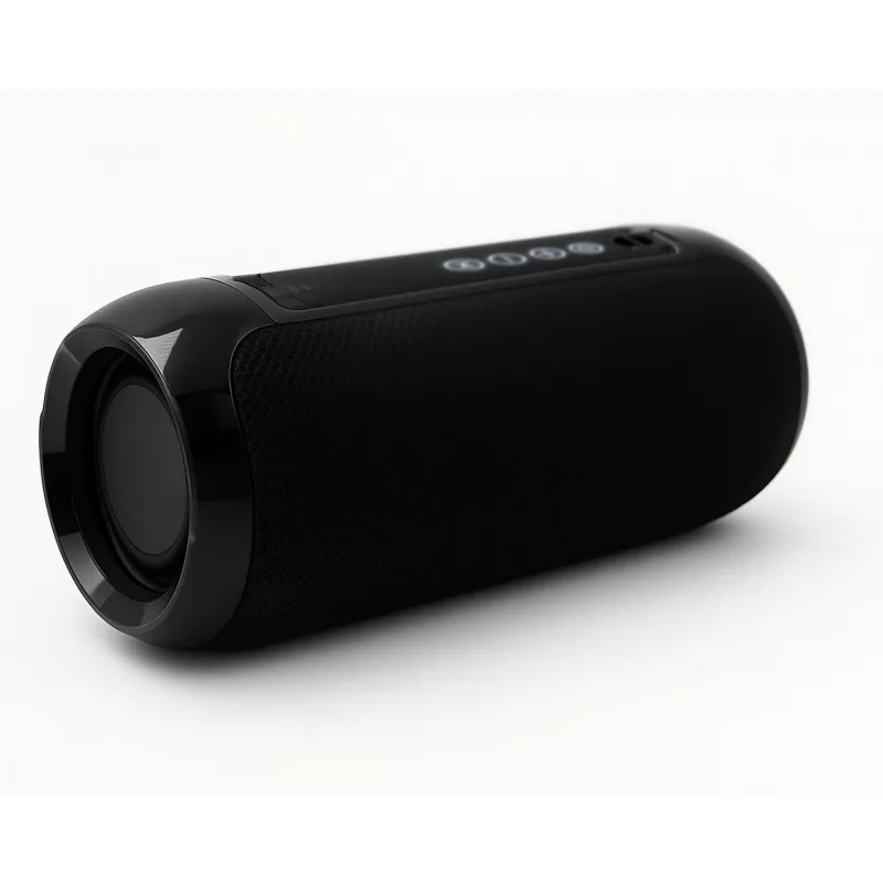 Prenosný Bluetooth stereo reproduktor SQUEAK SQ1008 — 14W RMS, Bluetooth 5.3, 1200 mAh, IPX4, FM, LED, AUX, USB