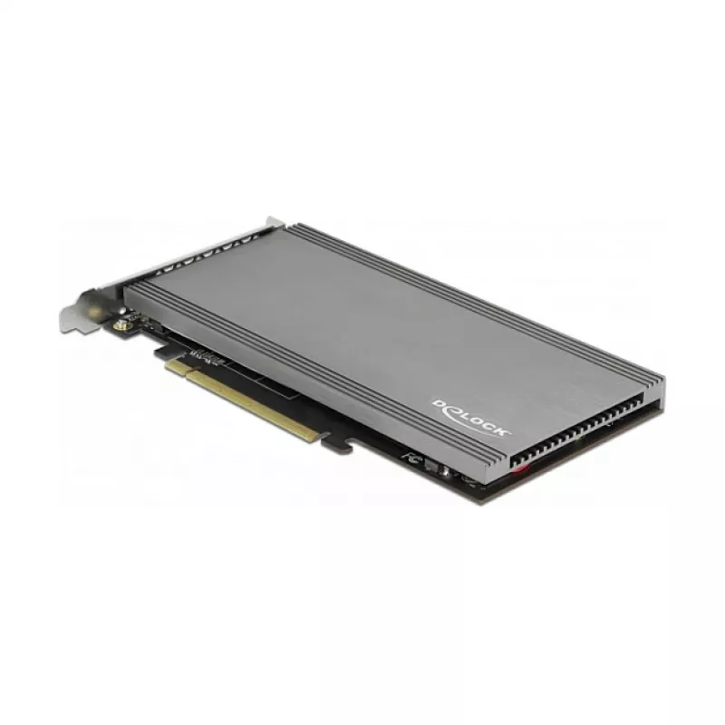 DeLOCK PCI Express x16 karta na 4 x interné NVMe M.2 Key M 89044