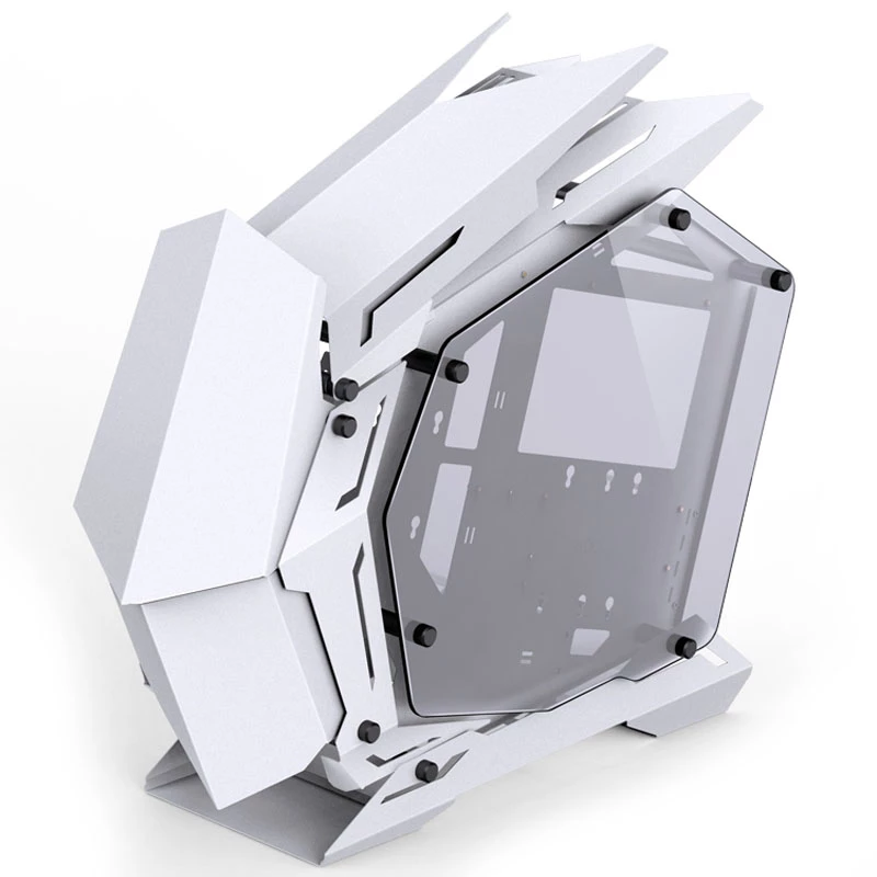 Mini Micro-ATX Tower Jonsbo MOD3 Tempered Glass White PC skriňa, podpora Mini-ITX/Micro-ATX