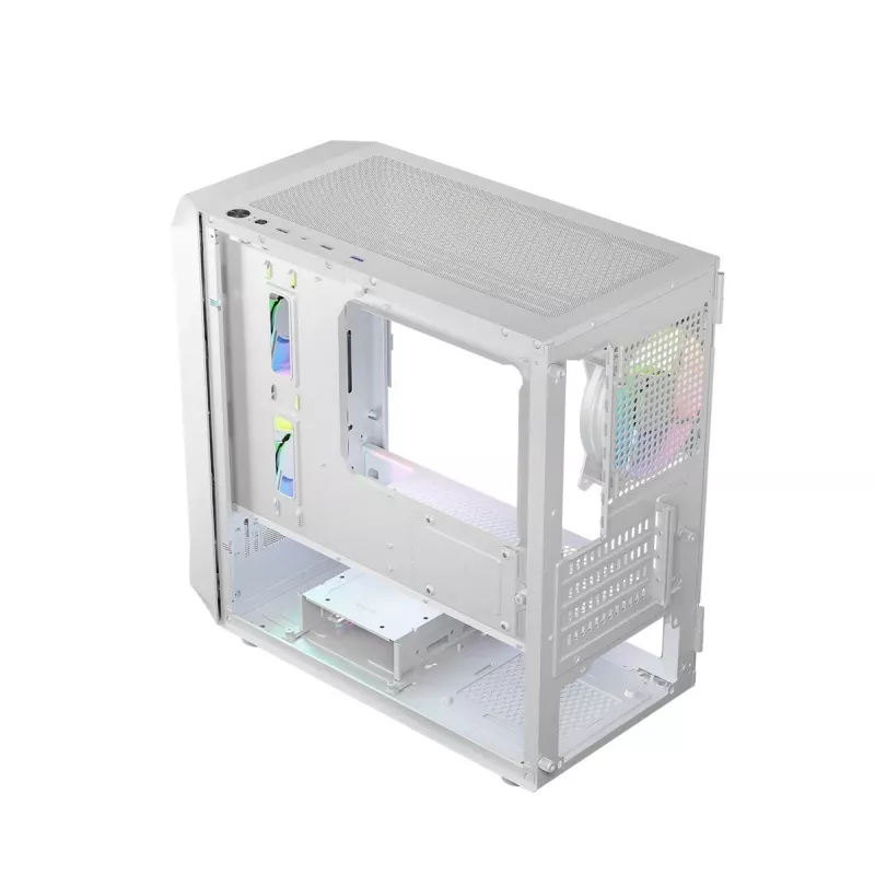Logic PORTOS ARGB MINI USB 3.0 skriňa biela