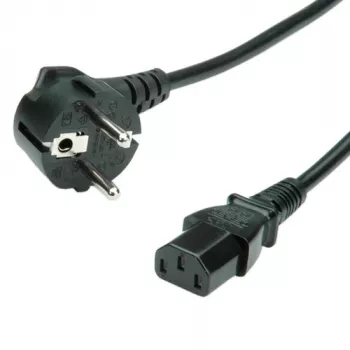 Napájací kábel VALUE 1,8 m rovný IEC konektor samec