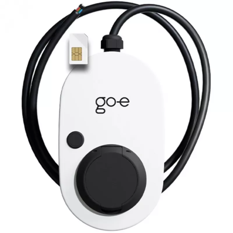 Nabíjačka Gemini 2.0, 11 kW (16A 3-fázová), Wallbox biela/čierna, bez kábla, 4G/LTE