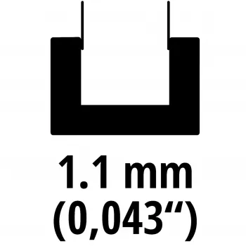 Meč Einhell 4500194 20 cm čierny