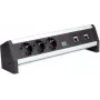 Bachmann DESK 3xCEE7/3 2x CM-CAT6A modul – stolový napájací a sieťový modul