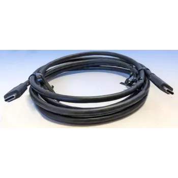 USB-C na USB-C kábel Elotouch E969524 0,6 m čierny – USB dátový kábel