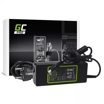 Napájací zdroj Green Cell AD26AP 75W 19V AC/DC interiérová nabíjačka pre notebook, čierna