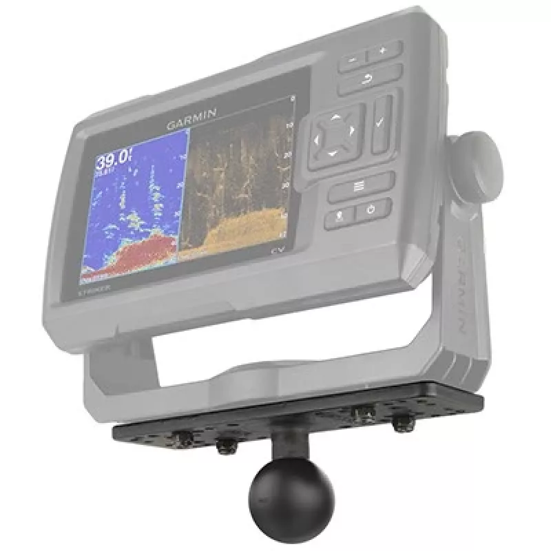RAM Mounts RAM-111BU univerzálny guľový držiak pre námornú elektroniku, guľa 1,5″ veľkosť C, doska 6,25 x 2″