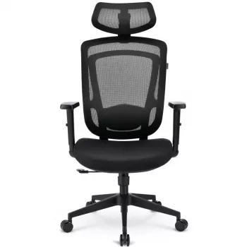 Kancelárska stolička Sharkoon OfficePal C10 – čierna, ergonomický dizajn, výškovo nastaviteľná