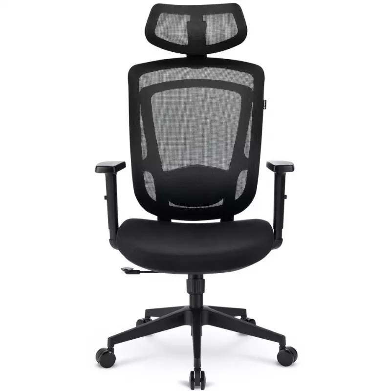 Kancelárska stolička Sharkoon OfficePal C10 – čierna, ergonomický dizajn, výškovo nastaviteľná