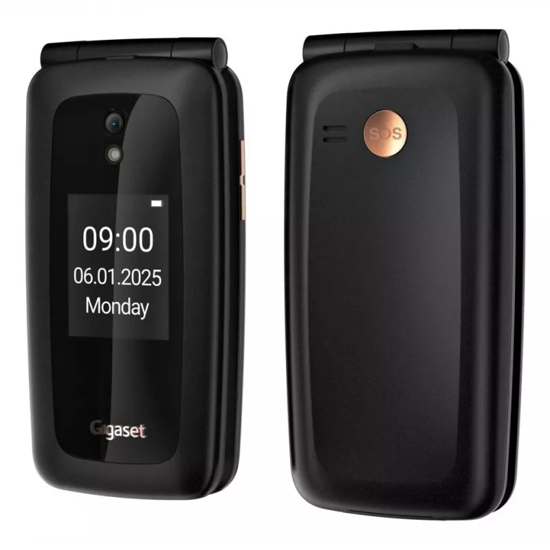 Gigaset GL795 7,11 cm (2,8 palca) 142 g 48 MB Čierna Senior telefón