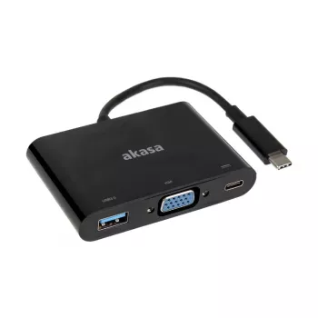 Adaptér Type-C na VGA Akasa AK-CBCA02-15BK