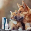 Ušný roztok JM Sante Vet Protector Uszy Plus 50 ml — starostlivosť o uši pre dospelé psy a mačky, plastová fľaša