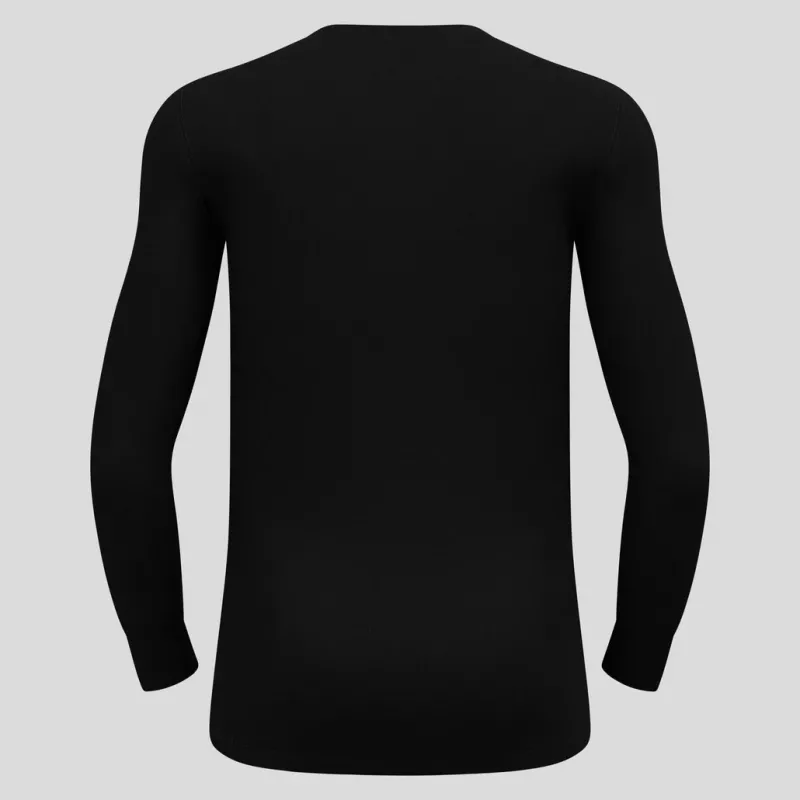 Odlo BL TOP okrúhly výstrih dlhý rukáv ACTIVE WARM ECO pánske tričko, veľkosť M, čierna