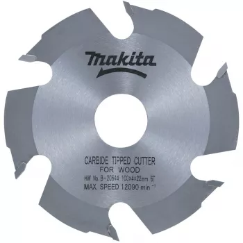 Makita - drážkovacia fréza na kotúč - na drevo - 100 mm - 6 zubov - pre P/N: DPJ180ZJ (B-20644)