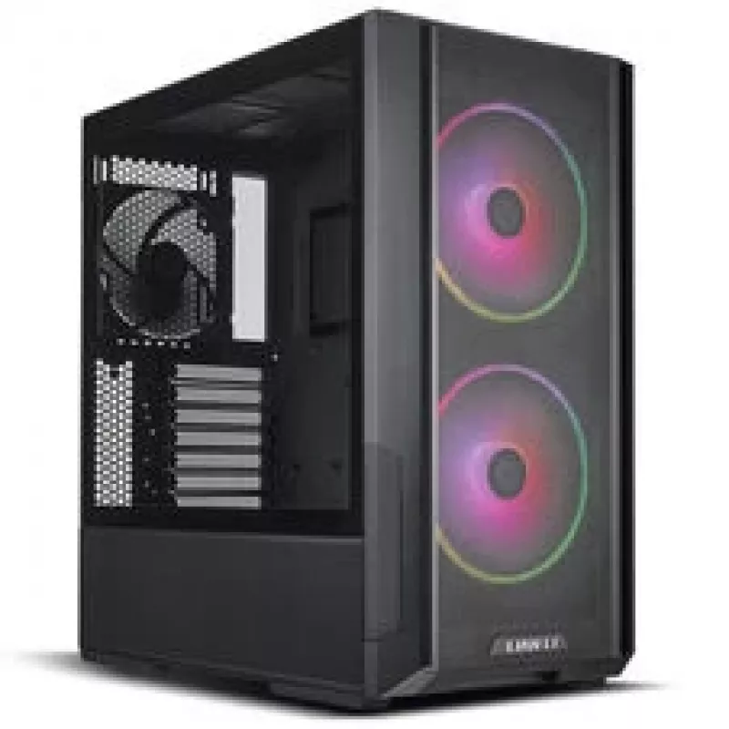 Lian Li LANCOOL 216 PC skriňa - balenie + HYDROSHIFT II LCD-C 360TL AiO - čierna
