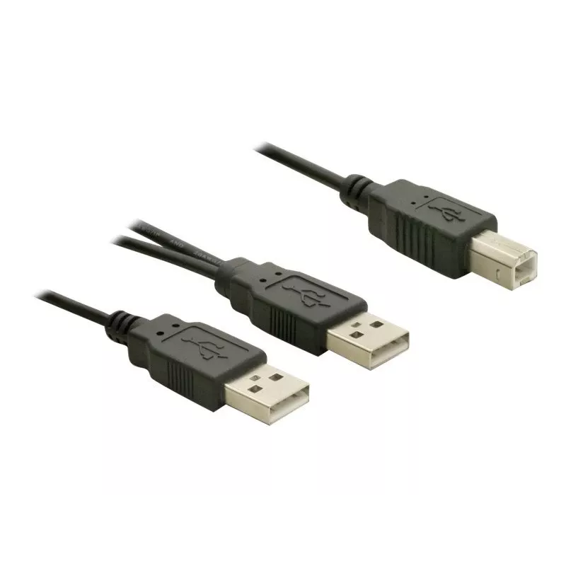 USB kábel DeLOCK USB-B/USB-A kábel 1 m čierny