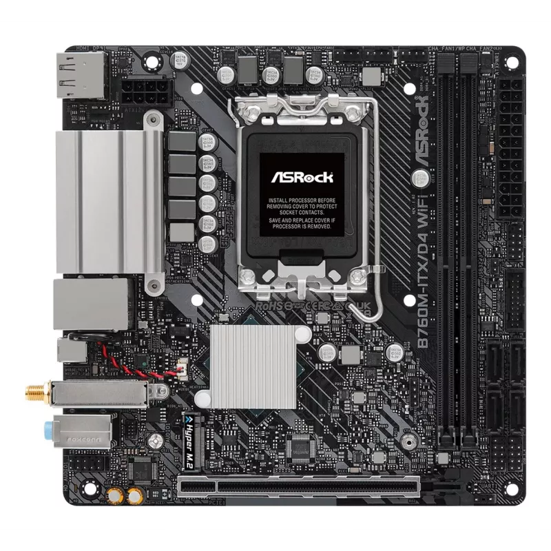 Základná doska ASRock B760M-ITX/D4 WiFi Intel B760 LGA 1700 mini ITX
