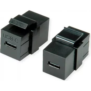 VALUE USB Type-C Keystone modul, čierna (25.99.8210)