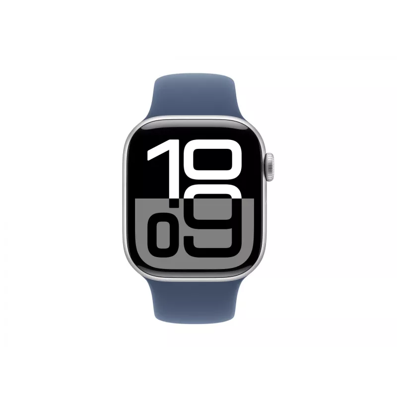 Apple Watch S10 hliník Cellular 42mm strieborná (športový remienok Denim) S/M