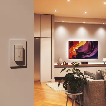Inteligentný rádiový vypínač Nanoleaf N4400C02-1BUT — na batérie, prispôsobiteľné ovládanie inteligentných svetiel a zariadení