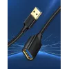 Ugreen predlžovací kábel adaptér USB 3.0 (konektor samica) na USB 3.0 (konektor samec) 2 m (čierny)