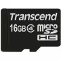 Transcend - Flash pamäťová karta - 16GB - Class 4 - microSDHC (TS16GUSDC4)