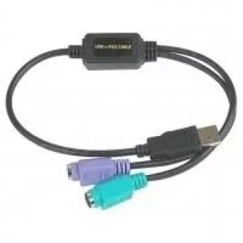 Datalogic ADP-203 Wedge na USB adaptér – 0,5 m – 2x 6-pin Mini-DIN – USB A – čierna (90ACC1903)