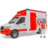 Bruder 1/16 Mercedes-Benz Sprinter sanitka s vodičom