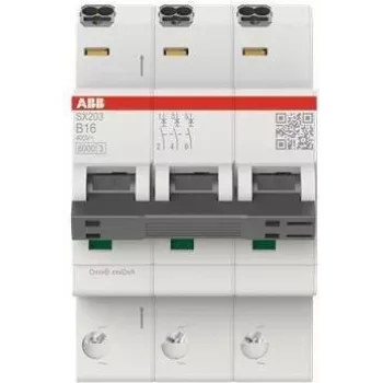 ABB ochranný spínač SX203-B16 Flexline B-Char.6kA 16A 3P (2CDS253003R0165)