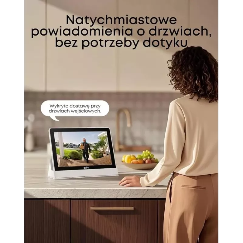 Bezpečnostný asistent do domácnosti Anker Eufy T87A03W1 smart zariadenie čierna/biela
