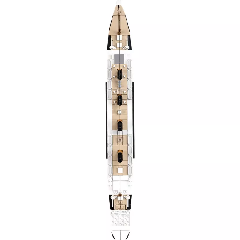 Stavebnica Cobi R.M.S. Titanic model 593 dielov COBI-1680 — modelové kocky v mierke