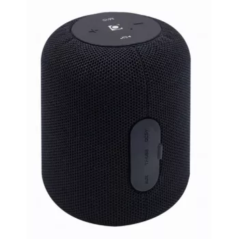 Mono prenosný reproduktor Gembird SPK-BT-15-BK — 5 W RMS, Bluetooth, microSD, 1200 mAh, čierny