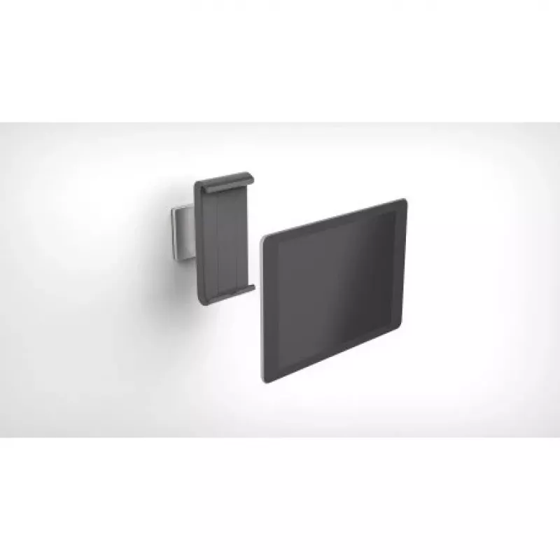 DURABLE TABLET HOLDER WALL - nástenný držiak na tablet - hliník, ABS plast - strieborný (7-13) (893323)