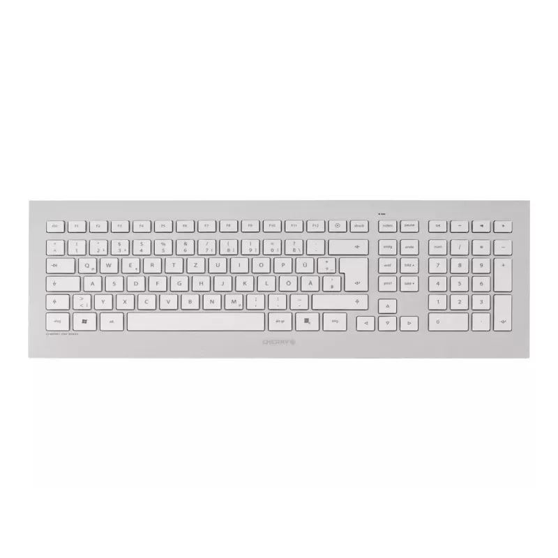 CHERRY DW 8000 klávesnica myš v cene Office RF bezdrôtová QWERTZ nemecká strieborná, biela
