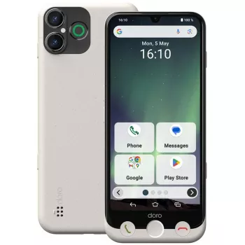 Smartphone Doro Aurora A30 6.1 palca 6GB 128GB biela