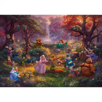 Thomas Kinkade Studios: Disney - Robin Hood, puzzle 1000 dielikov