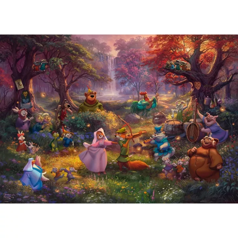 Thomas Kinkade Studios: Disney - Robin Hood, puzzle 1000 dielikov