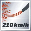 Einhell GE-CL 18 Li E - Solo akumulátorový fúkač lístia 210 km/h čierna, červená