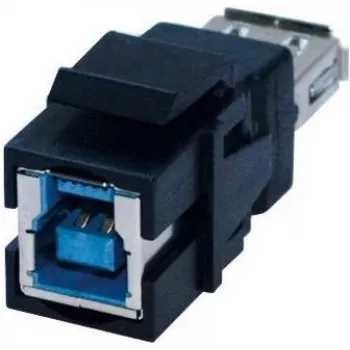 Káblový adaptér Bachmann 917.401 USB 3.0 A na B čierny