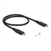 Delock - puzdro na úložisko - M.2 - M.2 NVMe karta - USB 3.1 (Gen 2) - čierna (42614)