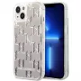 Karl Lagerfeld KLHCP14MLMNMS iPhone 14 Plus 6.7 hardcase strieborná / strieborná Liquid Glitter Monogram