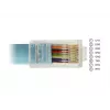 Delock adaptér USB 2.0 Type-A konektor samec na sériový RS-232 RJ45 konektor samec 2 m modrý