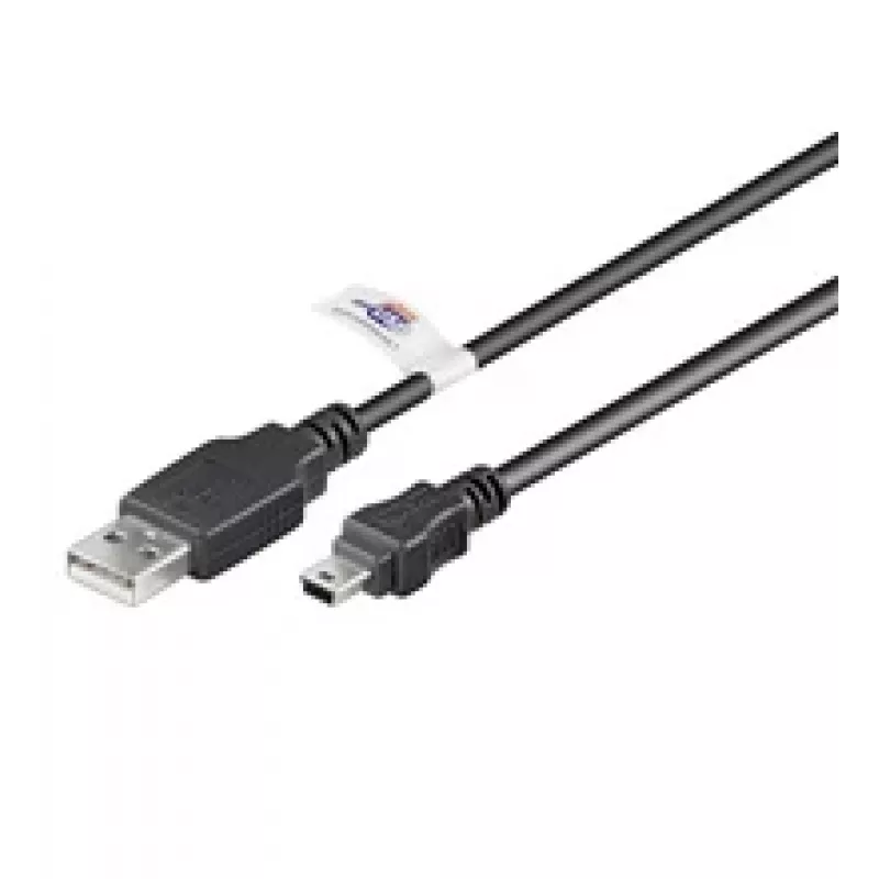 LogiLink USB predlžovací kábel USB Type-A, 4-pin (M) na Mini-USB Type-B, 5-pin (M) 1,8 m (USB Hi-Speed)