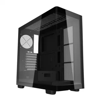 Počítačová skriňa DarkFlash DS900G (čierna) — Mid-Tower kompatibilná s ATX, bočné okno z tvrdeného skla