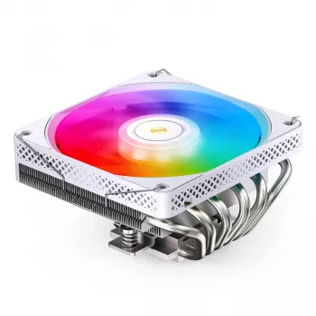 CPU chladič Jonsbo HP600 120mm biely A-RGB, 120mm ventilátor, A-RGB osvetlenie
