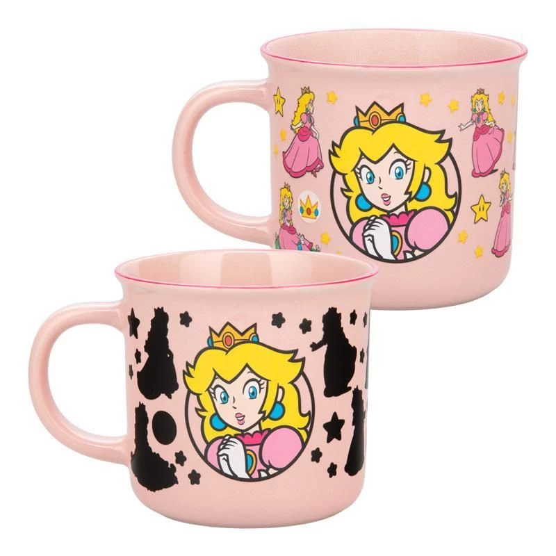 Paladone Super Mario Princess Peach termocitlivý hrnček