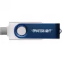 USB flash disk PATRIOT Xporter X550 128 GB, Dual-Interface USB-A a USB-C 3.2 Gen 1, modrý/biely