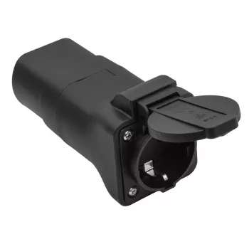 Akyga AK-SC-E29 Adaptér nabíjacej stanice, Type 2 (konektor samec) na Schuko zásuvku, 13 A, 3,5 kW